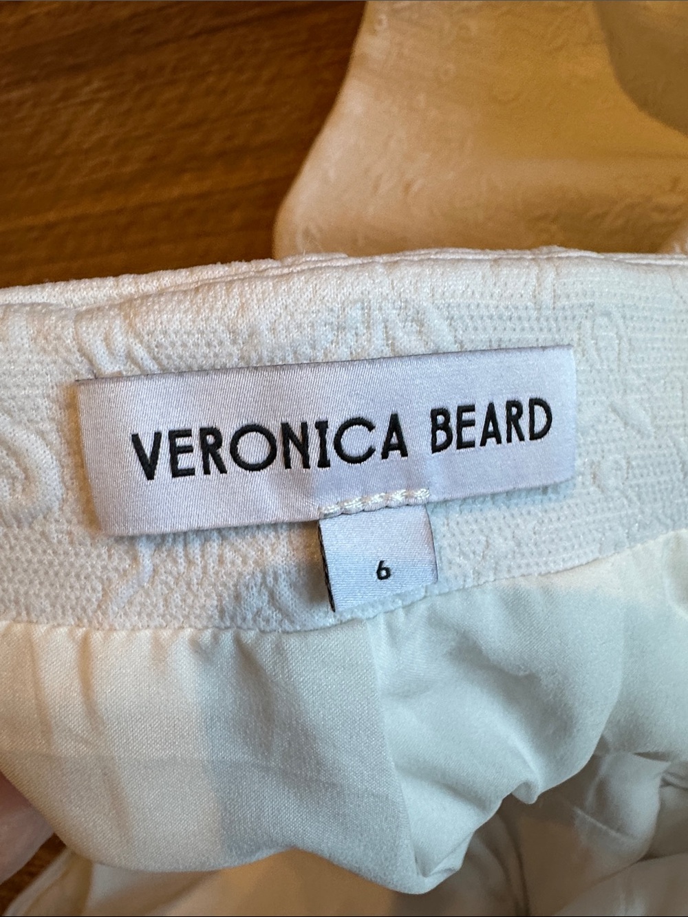 Veronica Beard White Ruffle Mini Skirt Size 6 - Picture 8 of 10